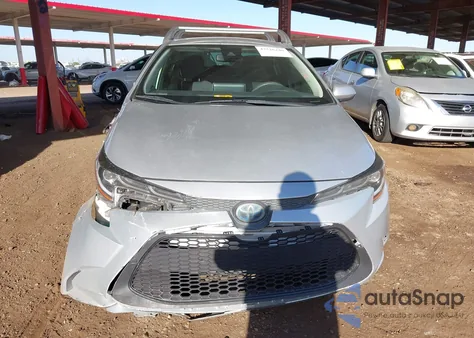 2020 Toyota Corolla Hybrid Le from USA, damaged, VIN JTDEBRBE4LJ007819